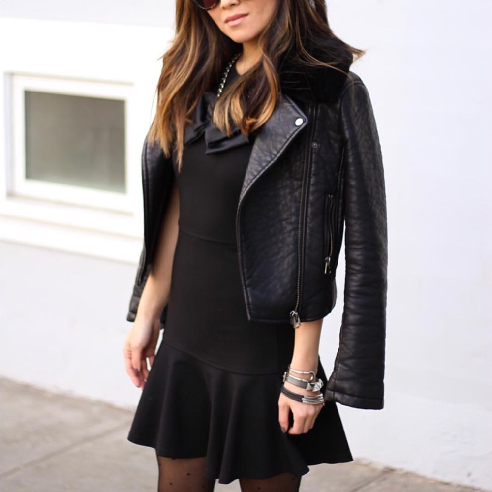 Sunday Beat Black peplum dress size XS